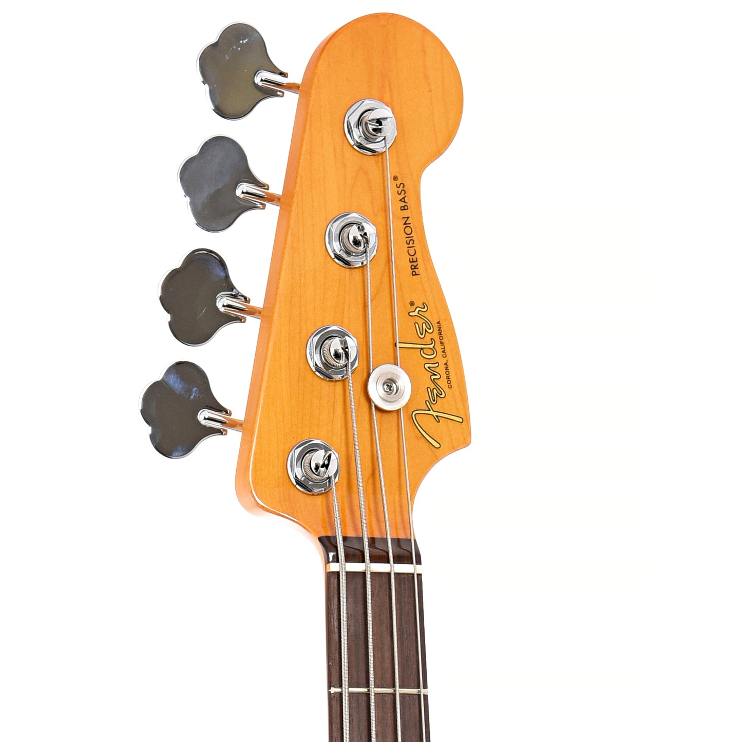 Front headstock of Fender Precision Pro II Electric Bass 