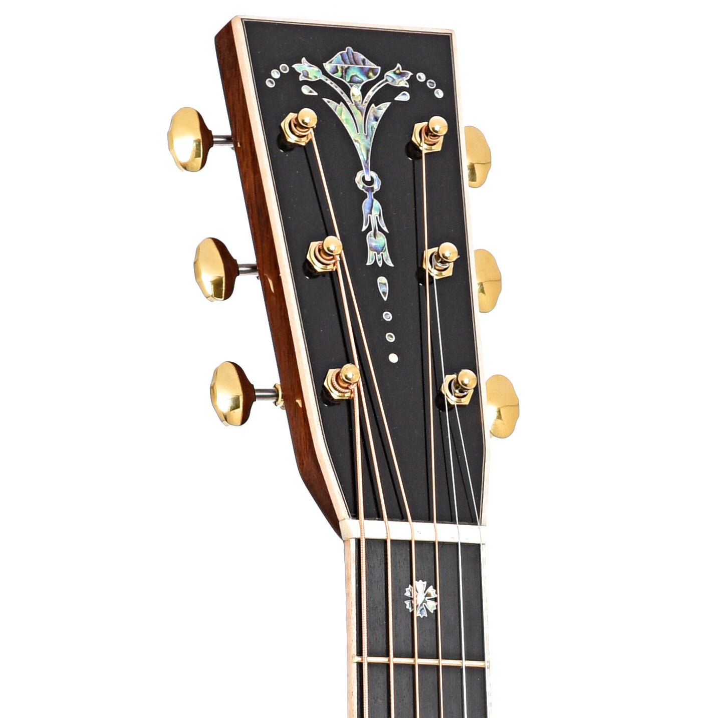 Front Headstock of Martin D-45 Modern Deluxe Guitar 