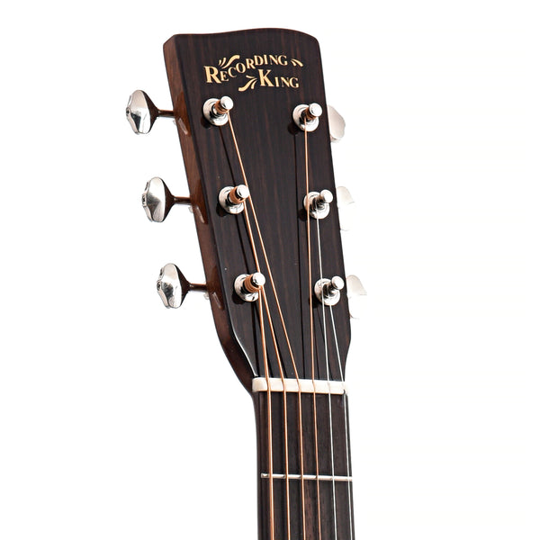 Recording King RD-318 Mahogany Dreadnought Acoustic Guitar with Deluxe  Adirondack Top