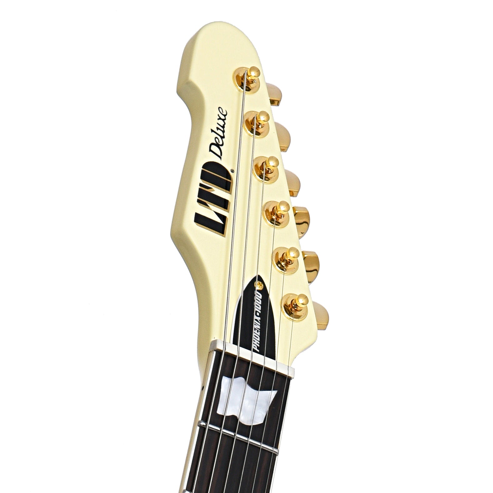 ESP LTD Phoenix-1000 Electric Guitar, Vintage White – Elderly 