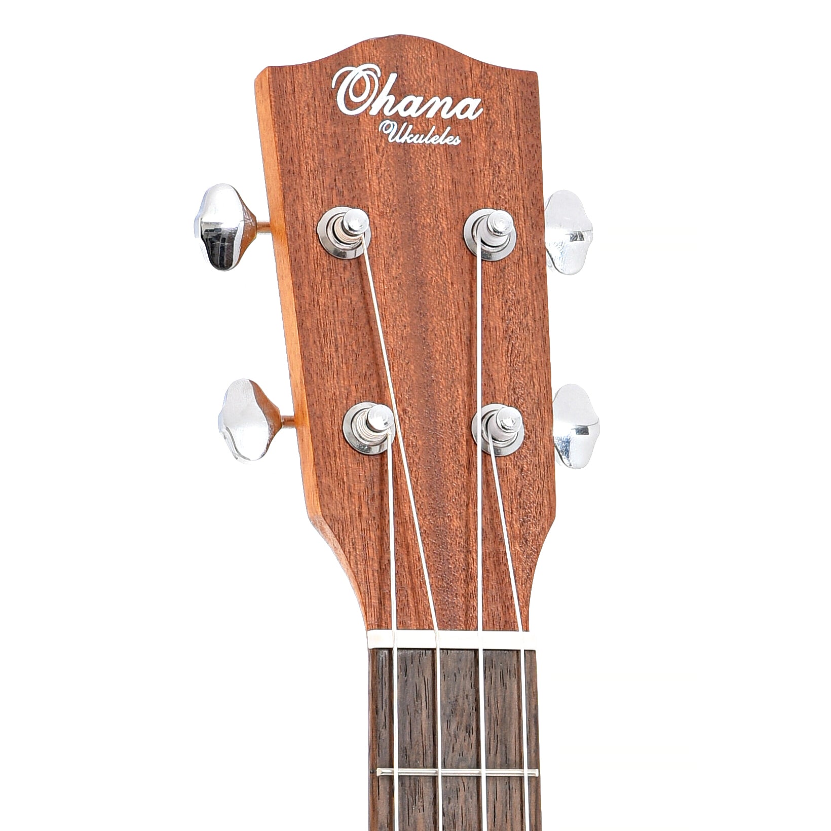 Front headstock of Ohana BK-10 Baritone Ukulele