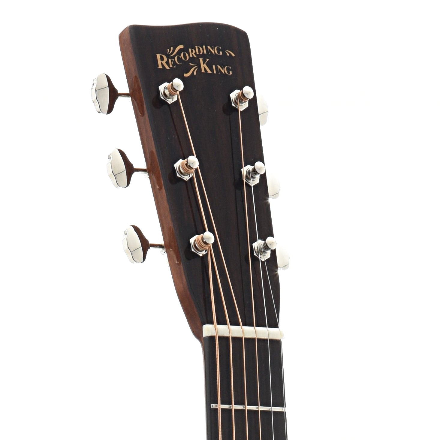 Recording King RO-318 Mahogany 000 Acoustic Guitar with Deluxe Adirond