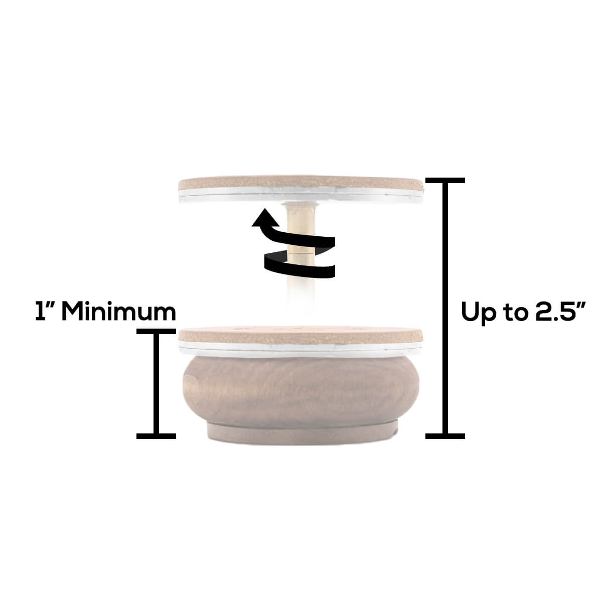 Height Diagram of FitsAll Banjo Damper