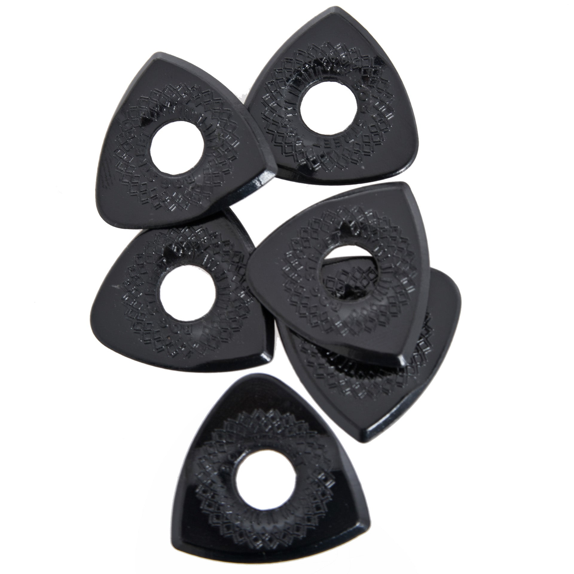 Image 2 of Bog Street Axe Blade Ultem-Tak Heavy Triangle Pick Pack- SKU# ABLADEU-H : Product Type Accessories & Parts : Elderly Instruments