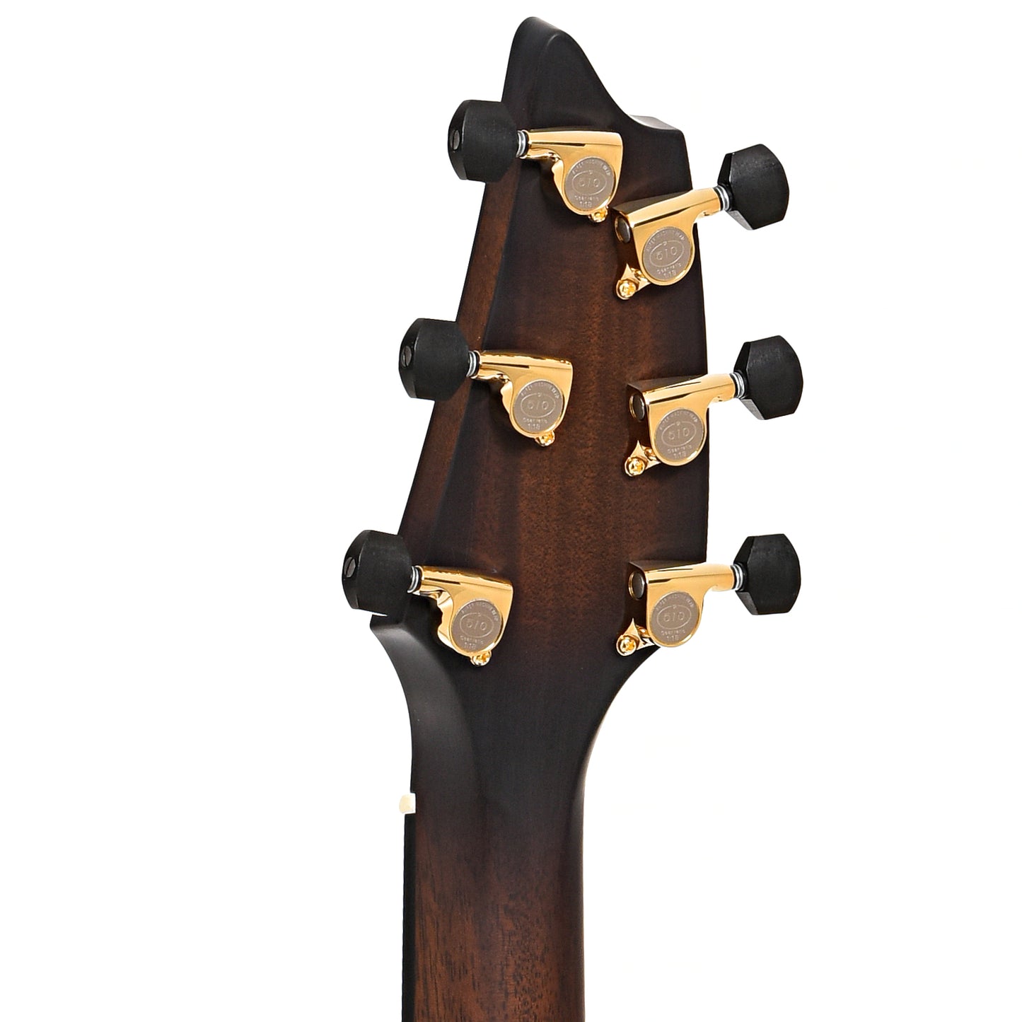 Back headstock of Breedlove Premier Concert Edgeburst CE Red Cedar-Brazilian LTD