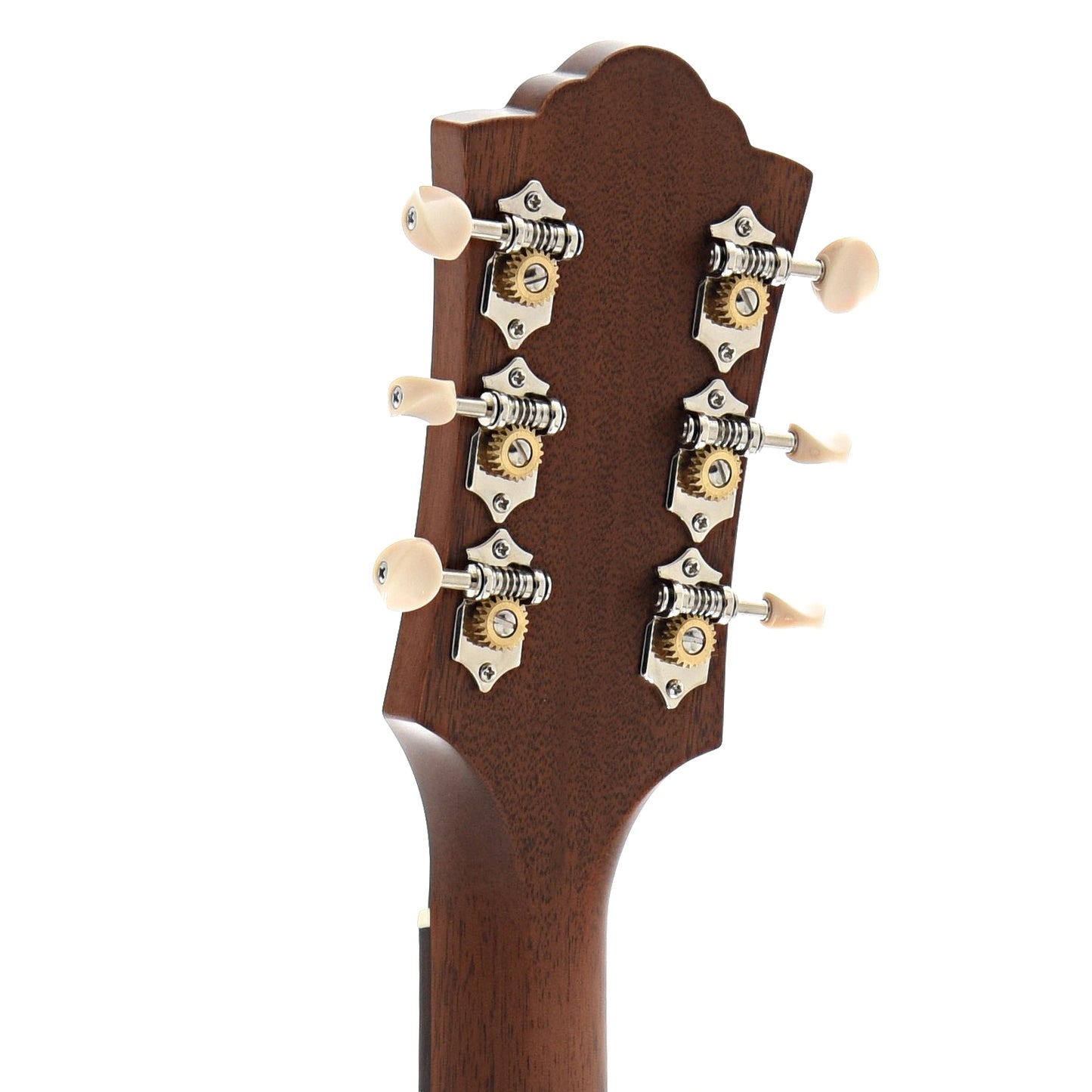 back headstock of Guild USA M-20 Acoustic 