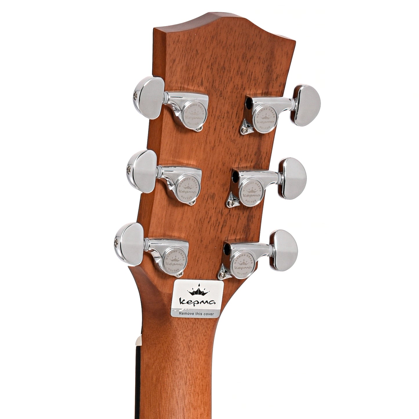 Back headstock of Kepma K3-A AcoustiFex Series D3-130AWN Dreadnought