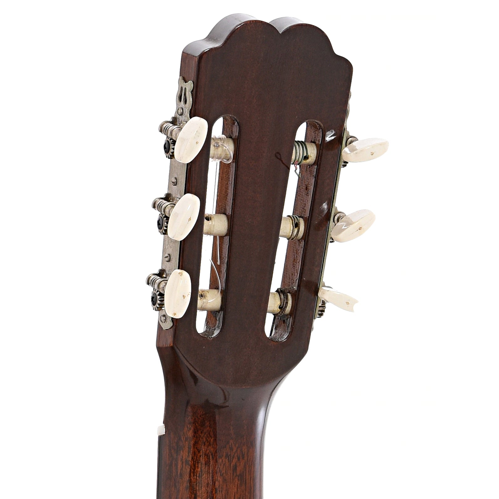 Back headstock of Harmony H6277 Classical Guitar