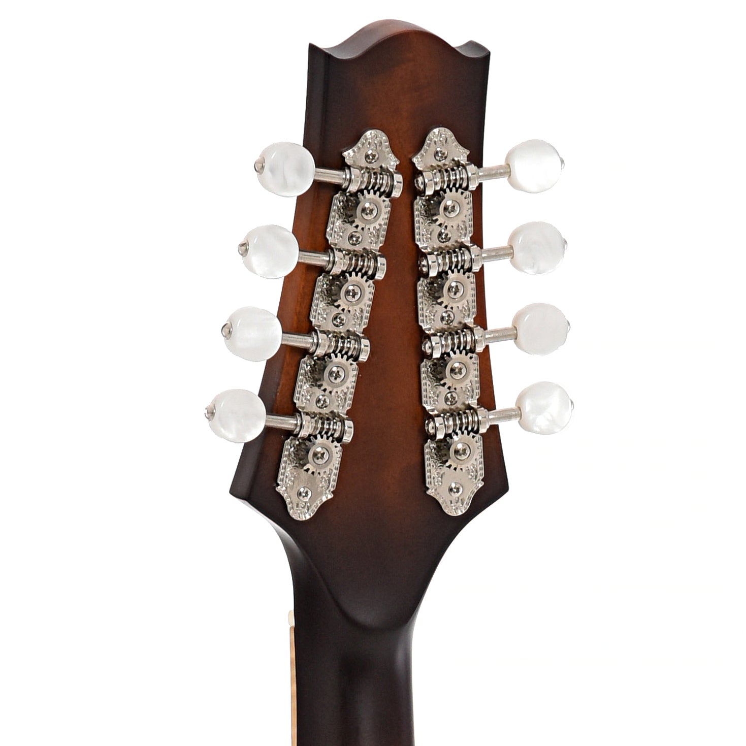 Back headstock of KR Strings Octolindo F Deluxe Octave Mandolin