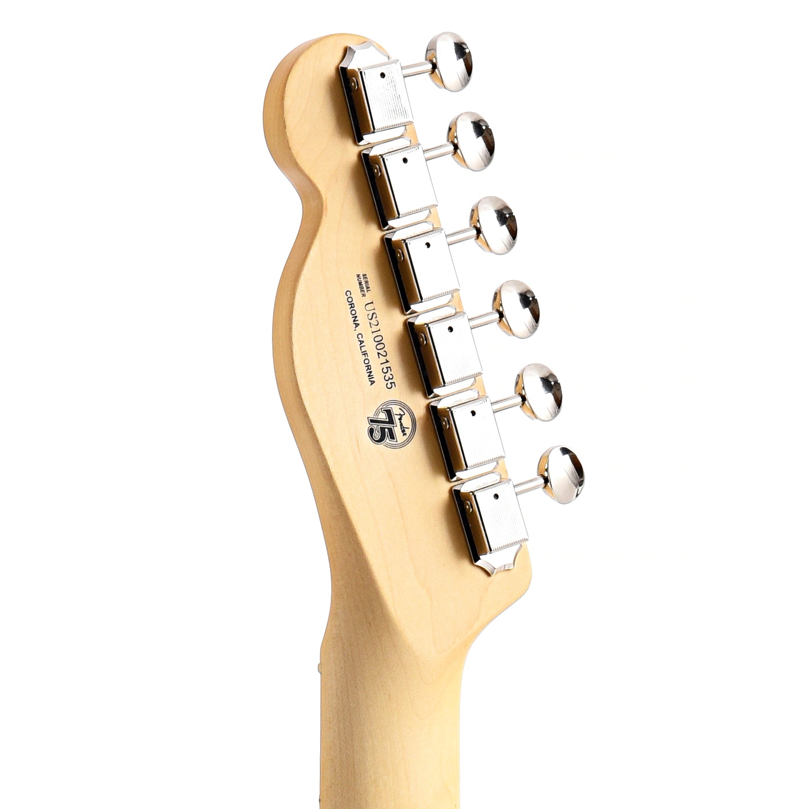 Back Headstock of Fender American Performer Telecaster Hum