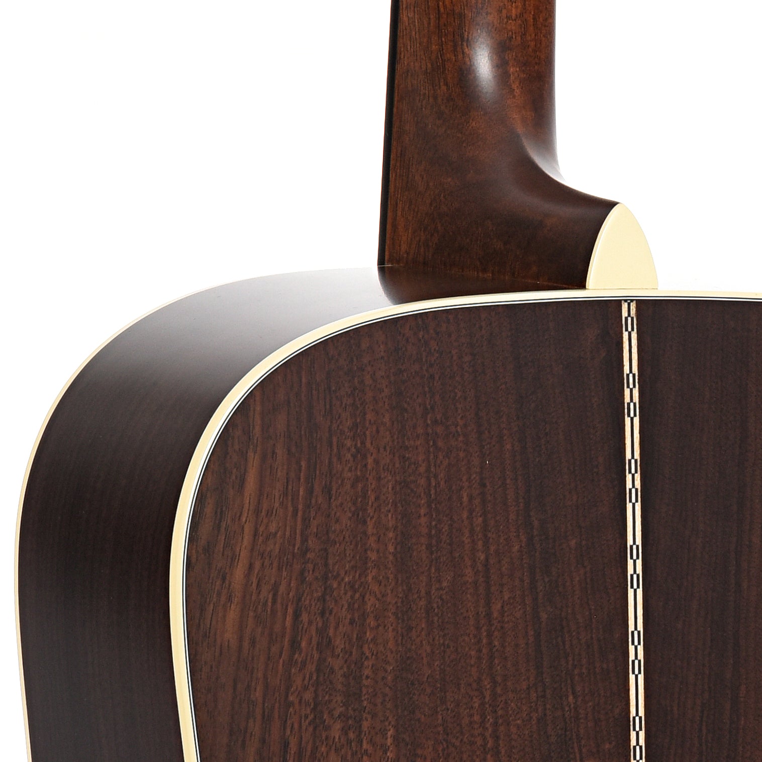 Heel of Martin D-28 Satin, Amberburst