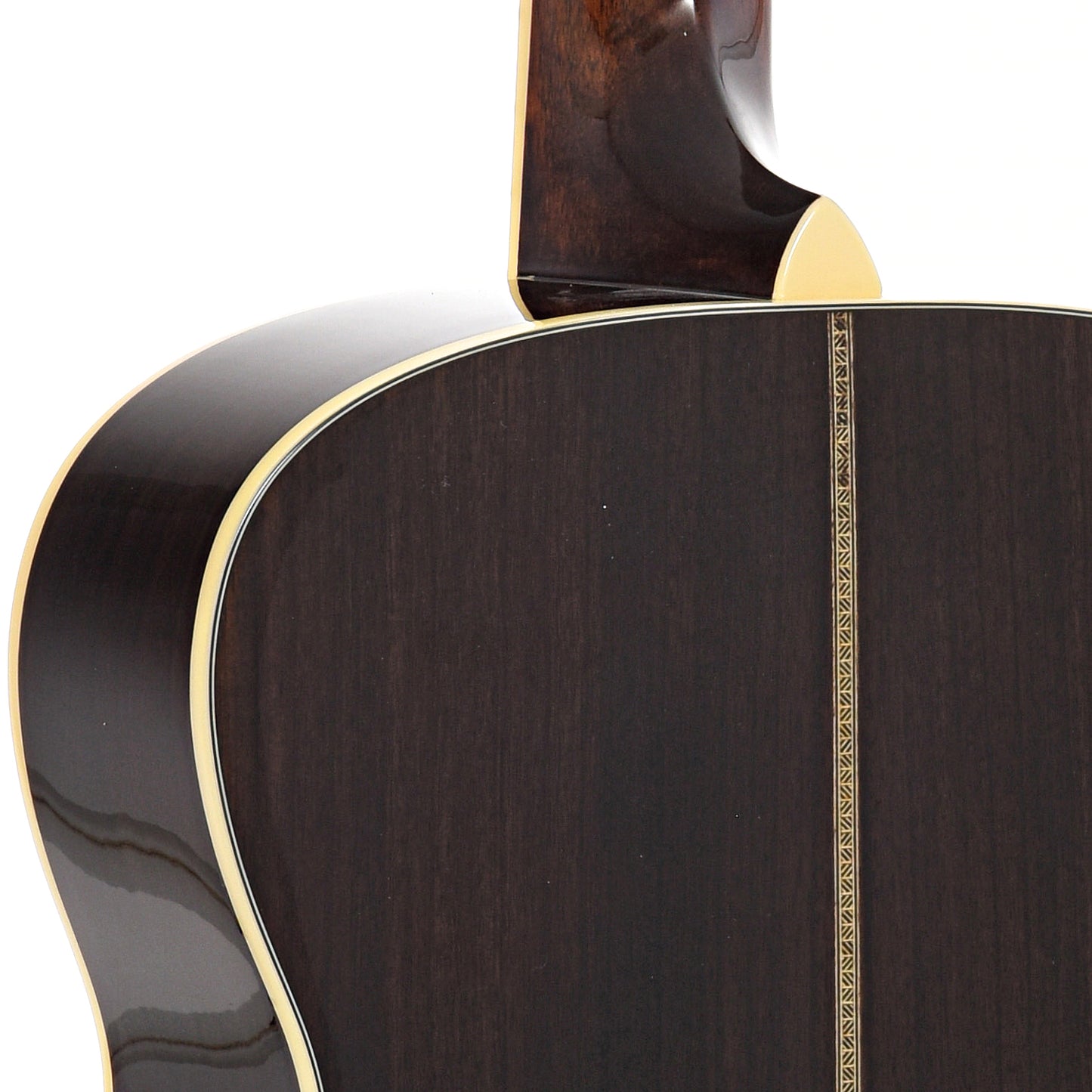 Heel of Recording King RO-342 Tonewood Reserve Elite 000 