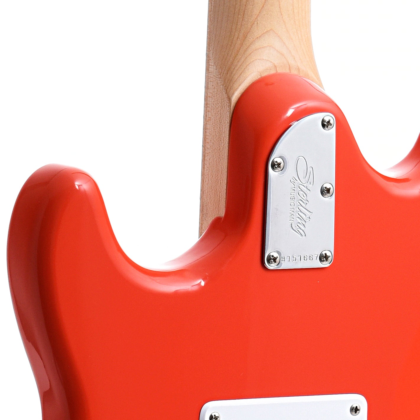 Sterling by Music Man Cutlass SSS Electric Guitar, Fiesta Red