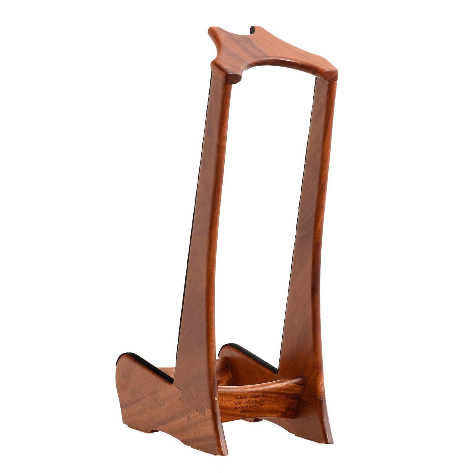 Image 3 of Lee Murdock Studio Ukulele & Mandolin Stand, Honduran Mahogany - SKU# LMMS-HM : Product Type Accessories & Parts : Elderly Instruments