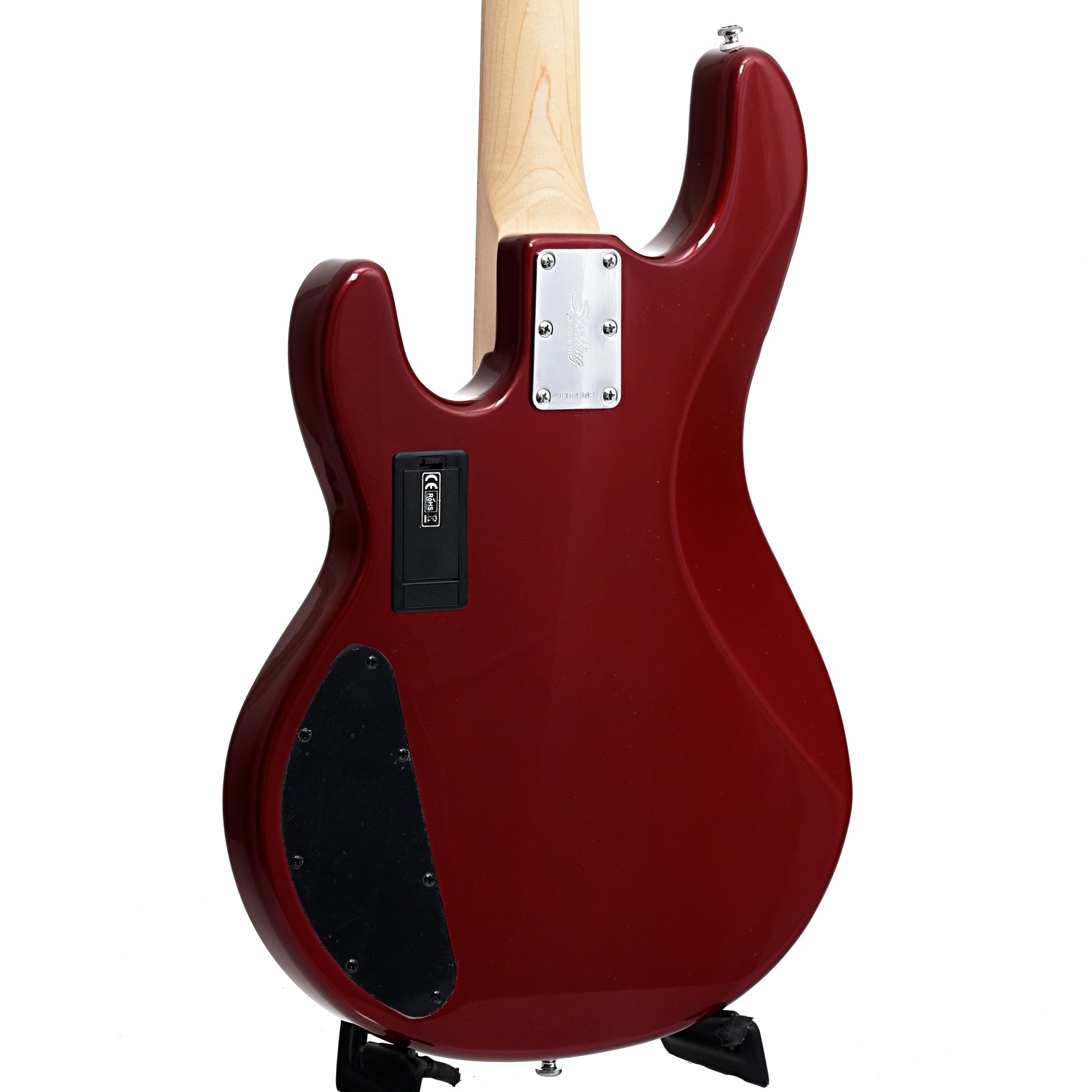 Sterling by Music Man StingRay Ray4HH Bass, Candy Apple Red 