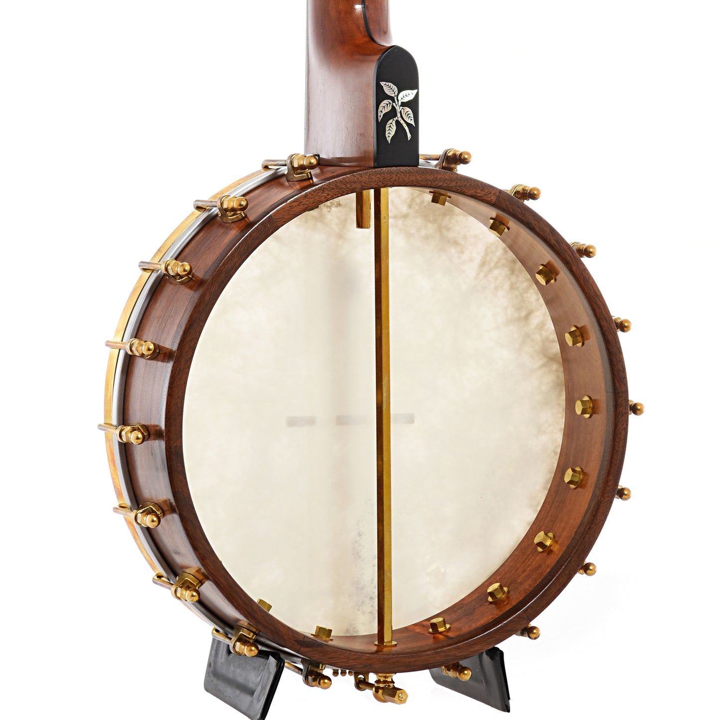 Back of Baugus Short Scale Open Back Banjo