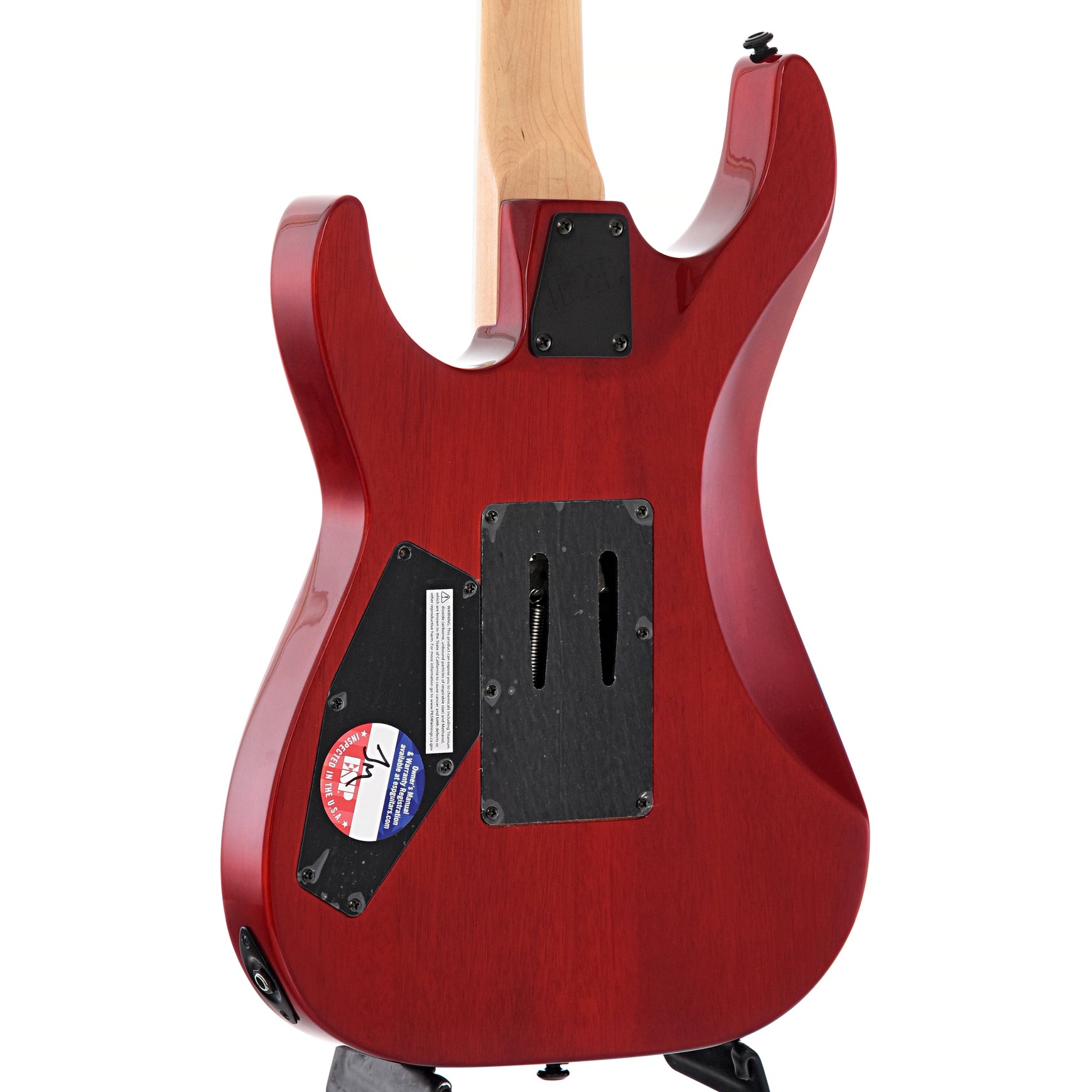 ESP LTD M-200FM Electric Guitar, See Thru Red – Elderly Instruments