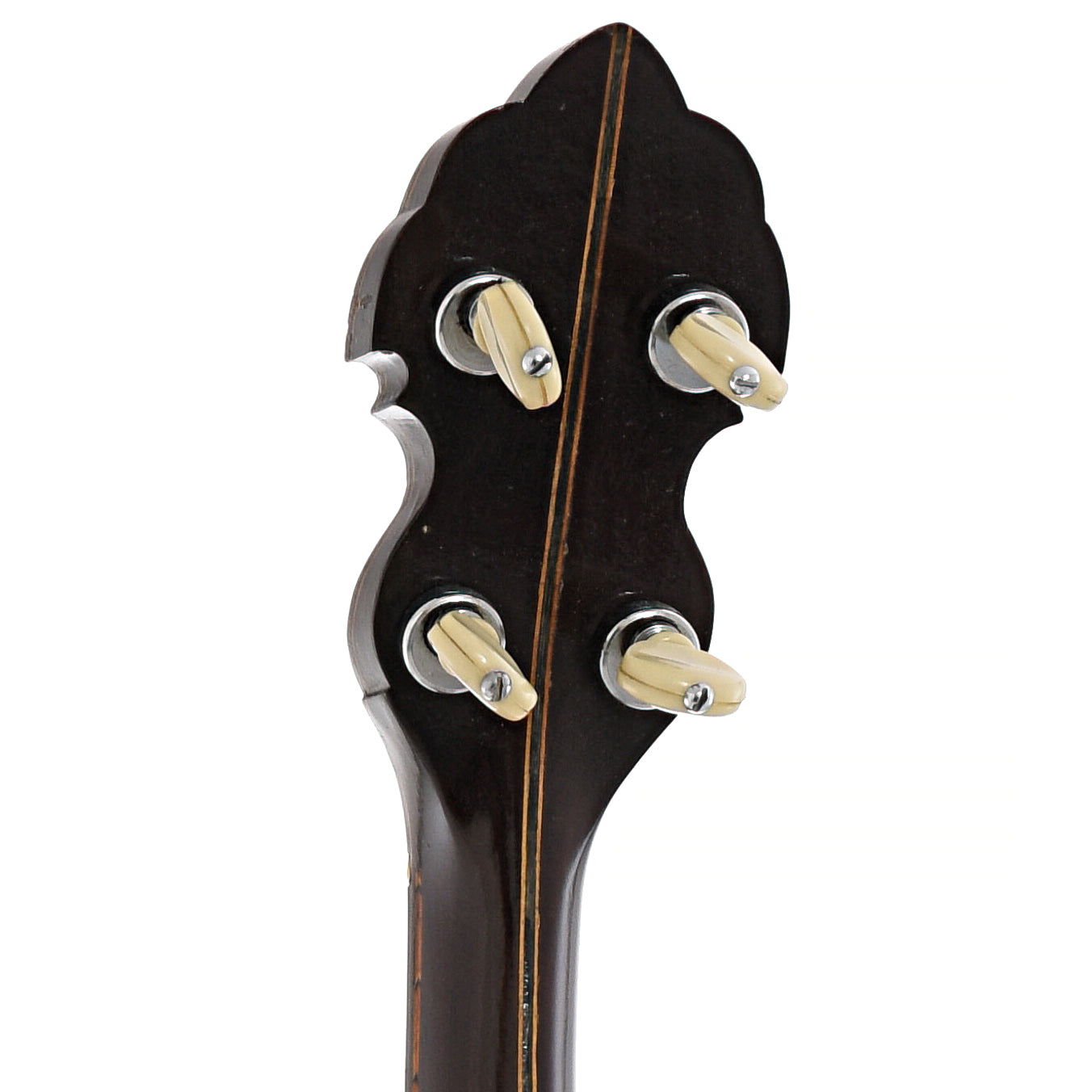 Back headstock of Van Eps Tenor Banjo