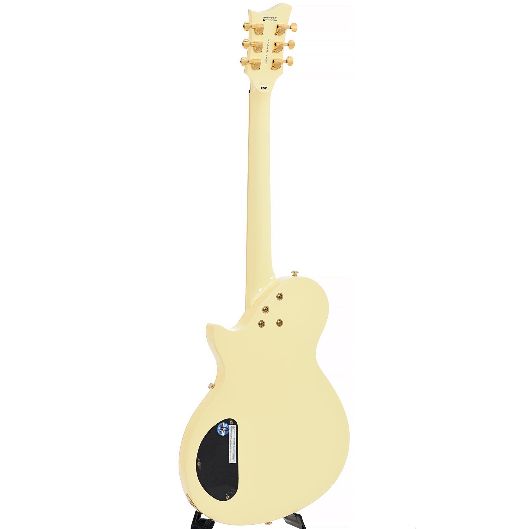ESP LTD PS-1 Semi-Hollowbody Electric Guitar, Vintage White 