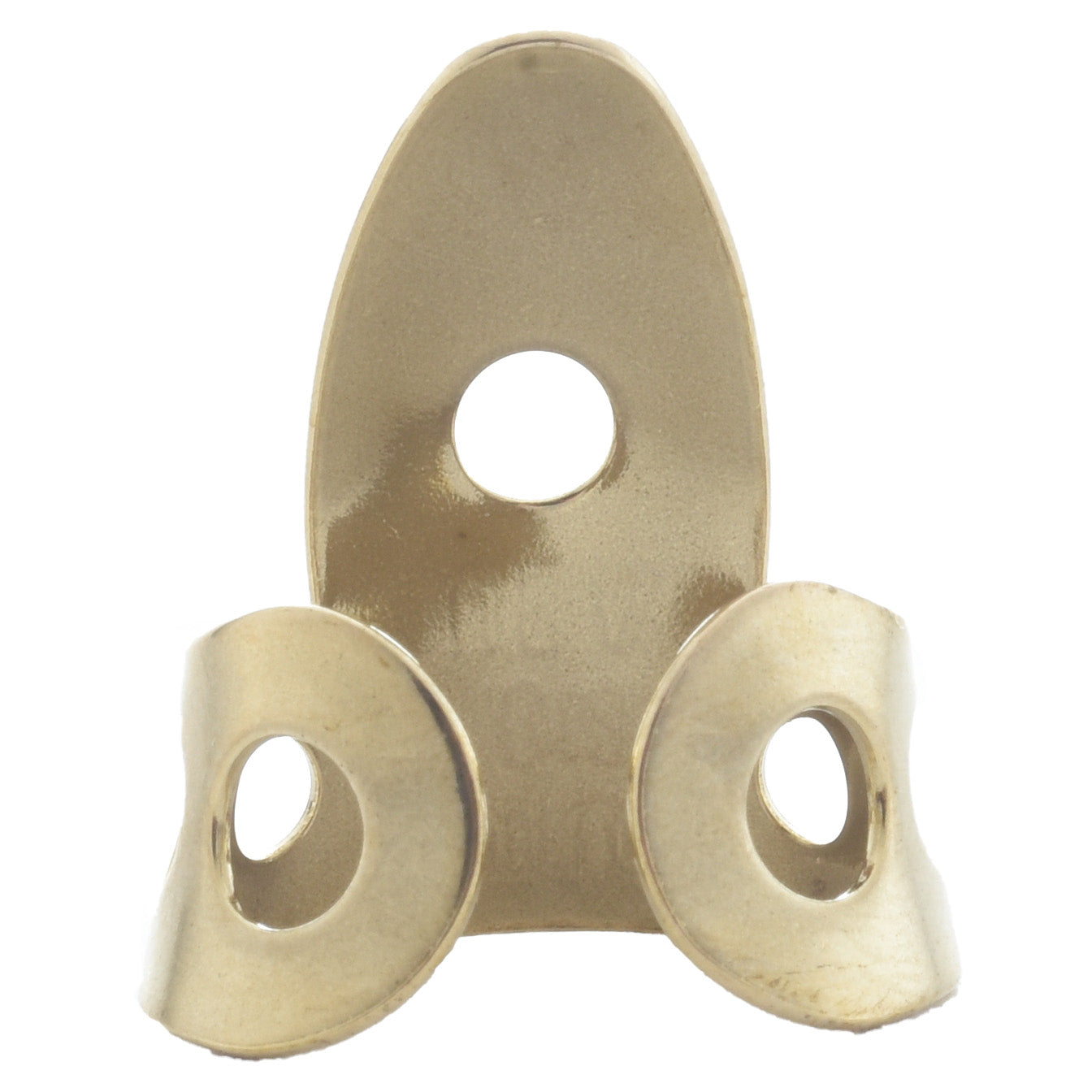 Back of Dunlop Brass .025" Fingerpick (Adult Size)