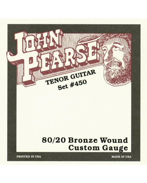 John Pearse 450 80 20 Bronze Tenor Guitar Strings Elderly