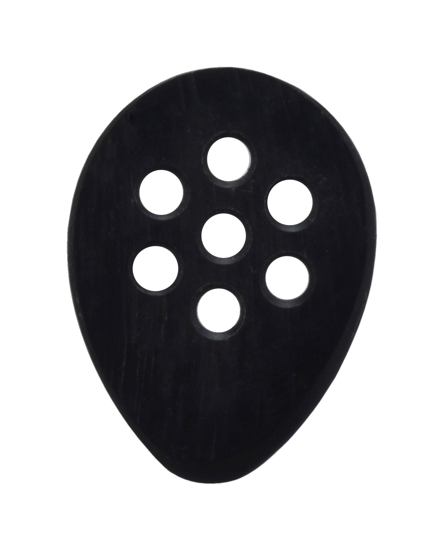 Front of Wegen BC140B Big City Picks, Set of 4, Black 1.40MM