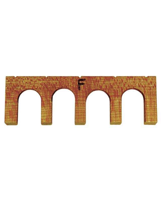 Front of Morris Slotted 5/8" Banjo Bridge