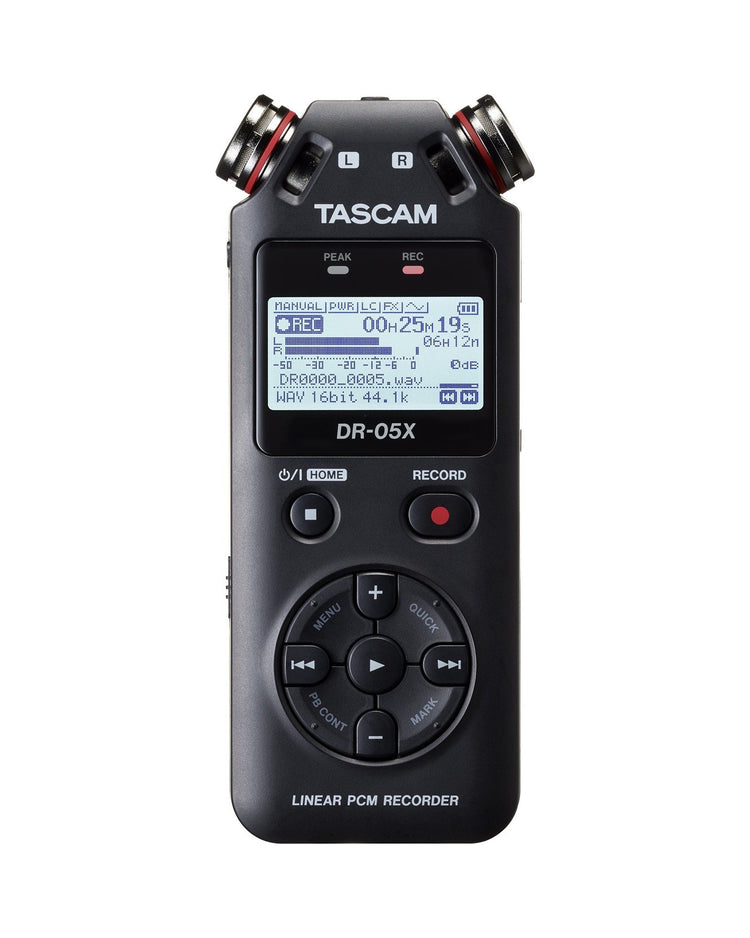 Tascam DR-05X Stereo Handheld Digital Audio Recorder & USB