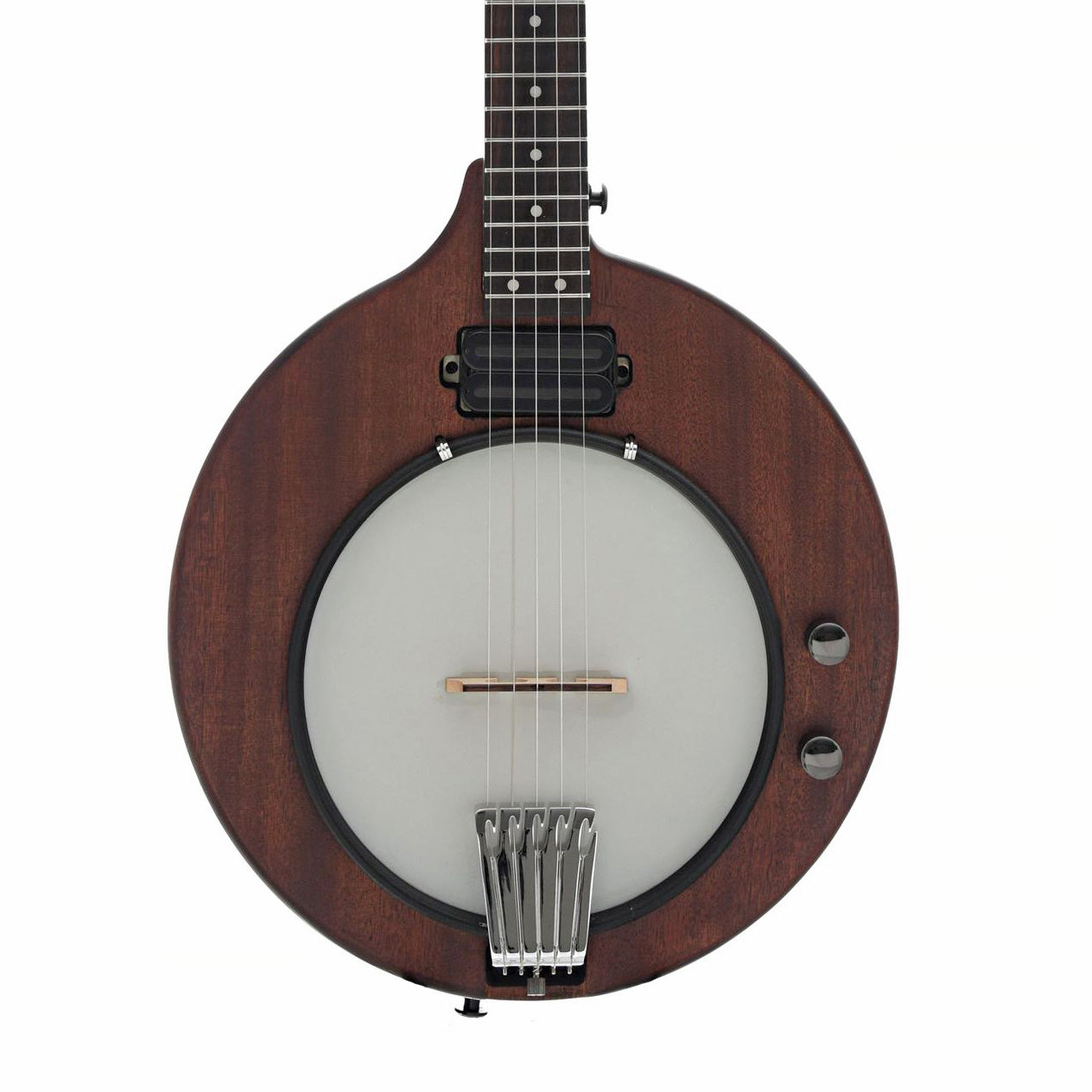 Solid body deals electric banjo