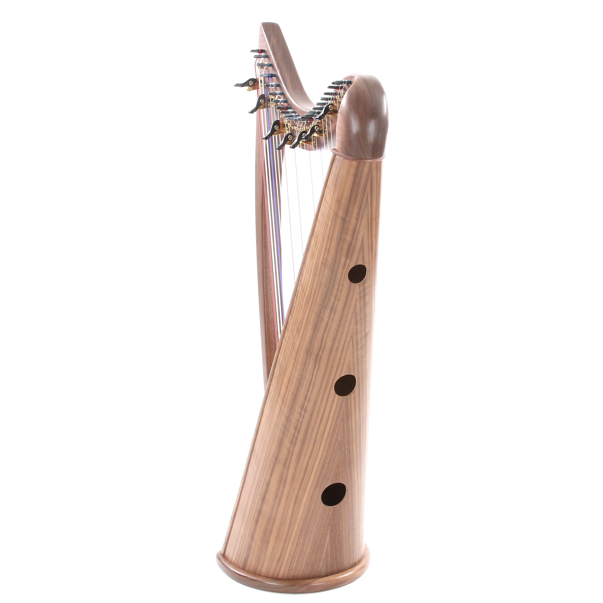 Noteworthy County Kerry 24-String Walnut Harp & Bag – Elderly