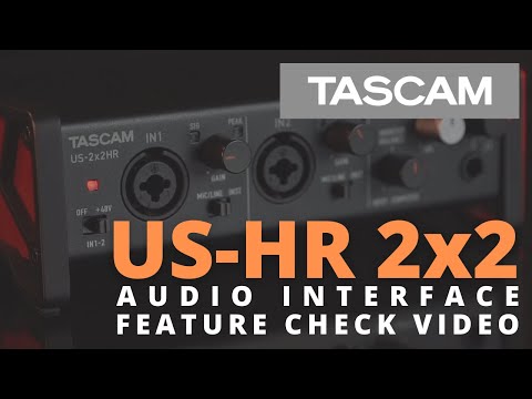 Tascam US-2x2HR USB Audio Interface