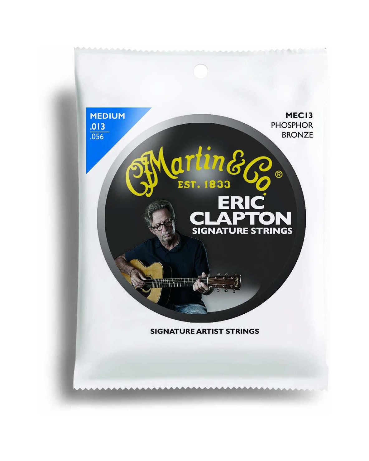 Martin MEC13 Eric Clapton Phosphor Bronze Medium 6-String Acoustic Guitar  Set