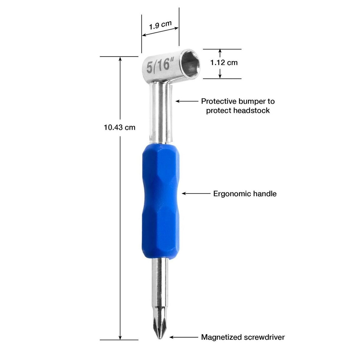 Image 2 of MusicNomad Premium Truss Rod Wrench - 5/16" - SKU# MNTRW516 : Product Type Accessories & Parts : Elderly Instruments