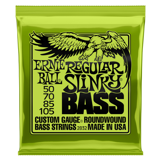 Image 2 of Ernie Ball 2832 Regular Slinky, Nickel Wound Electric Bass Strings, Long Scale - SKU# 2832 : Product Type Strings : Elderly Instruments