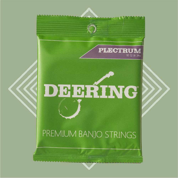 Deering Nickel Plated .10 .24 4 String Plectrum Banjo Strings Elderly Instruments