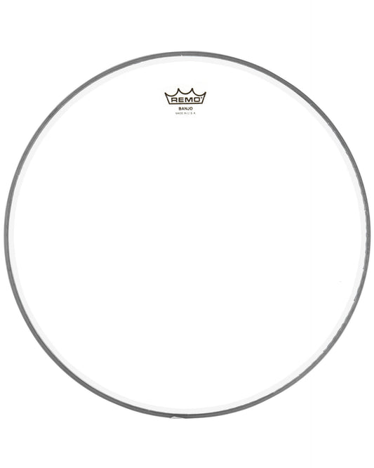 Image 1 of REMO CLEAR BANJO HEAD, 11 1/8 INCH DIAMETER, HIGH CROWN (1/2 INCH) - SKU# B1102-H-CLR : Product Type Accessories & Parts : Elderly Instruments